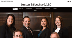 Desktop Screenshot of laytonsouthardlaw.com